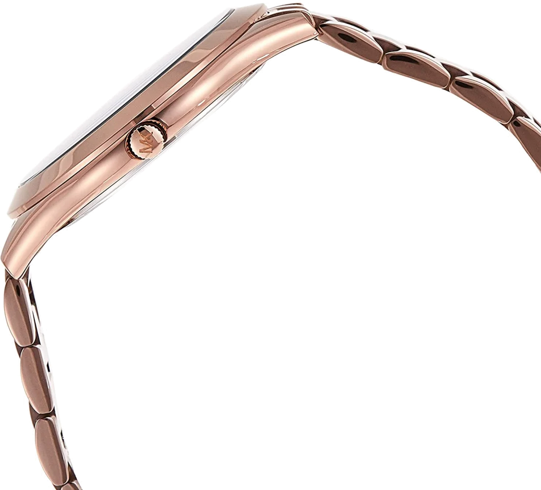 Montre Femme Michael Kors MK3418 en Acier Inoxydable Brossé Marron vue 2