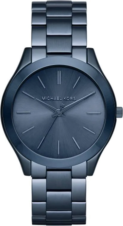 Montre Femme Michael Kors Runway MK3419 - Boîtier et bracelet acier bleu 40mm