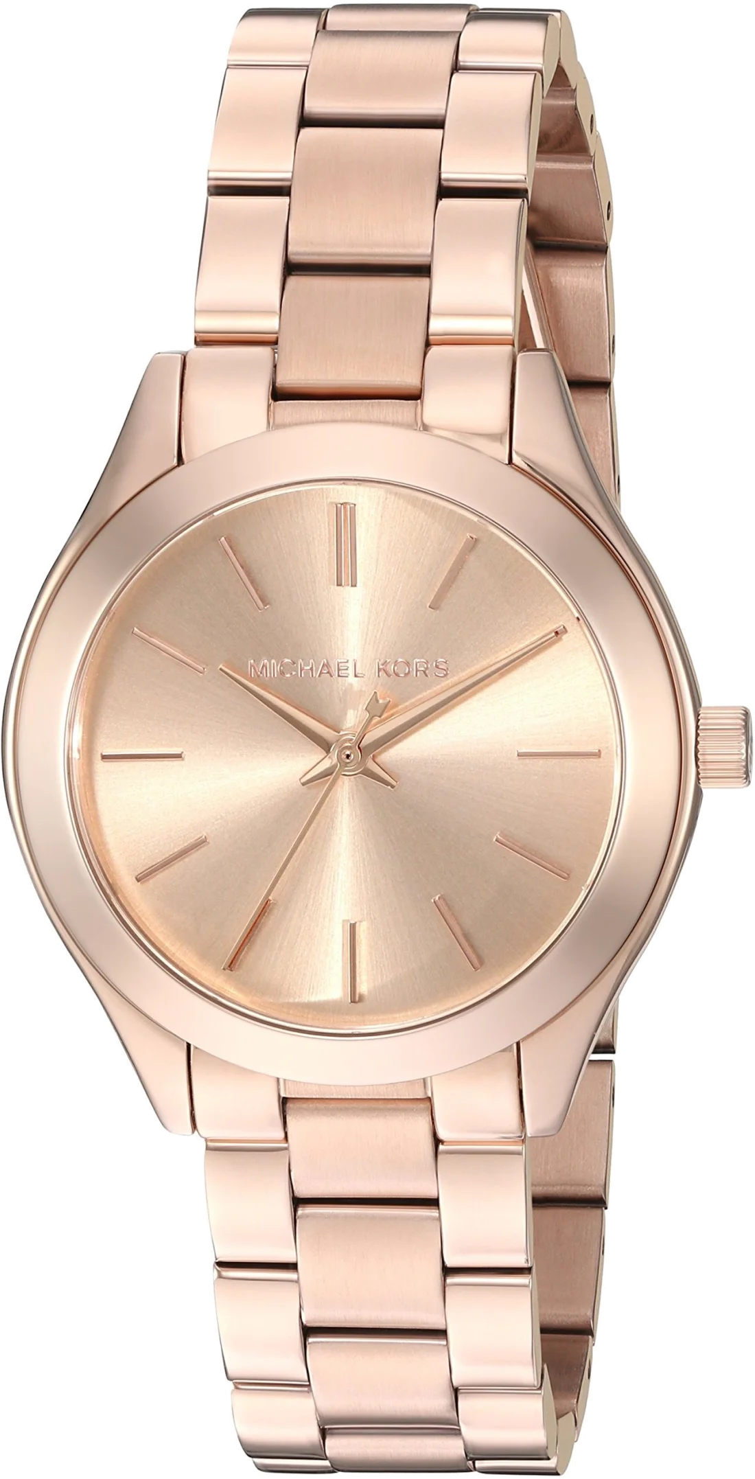Montre Femme Michael Kors MK3513 - Boîtier et Bracelet Or Rose, Cadran Champagne