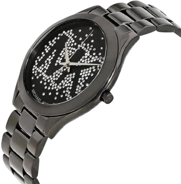 Montre Michael Kors MK3589 pour Femme en Acier Inoxydable Noir vue 2
