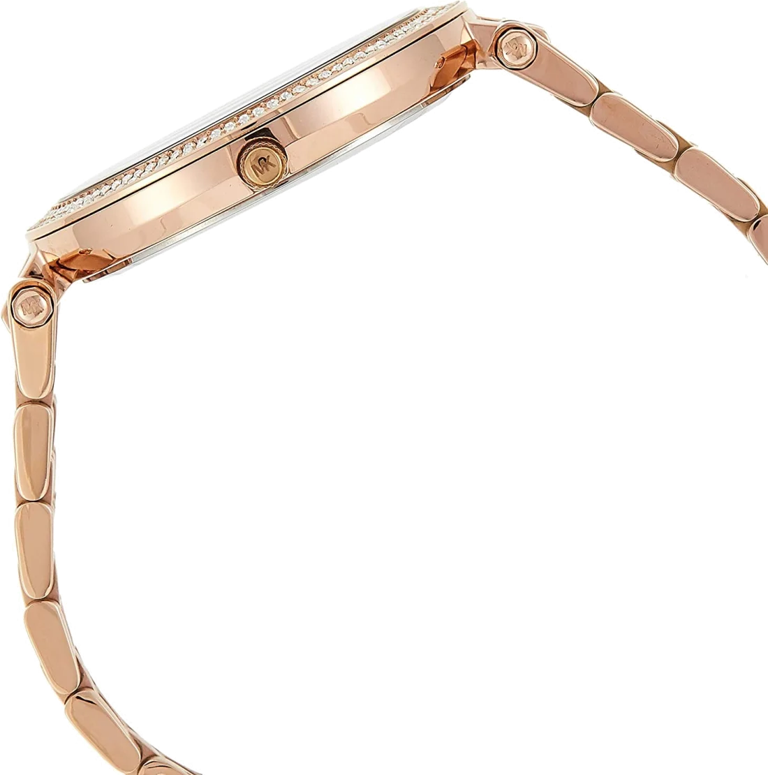 Montre Femme Michael Kors Darci MK3728 Cadran Bleu, Bracelet Or Rose vue 2