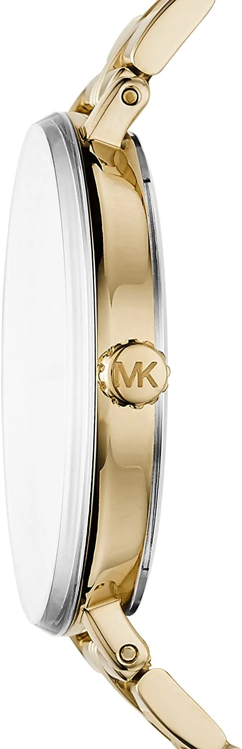 Montre Femme Michael Kors Bridgette MK3792 en acier doré vue 2