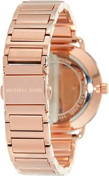 Montre Femme Michael Kors Portia MK3795 en Acier Or Rose vue 2