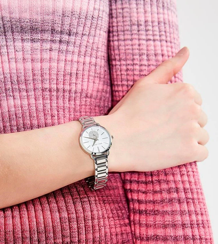 Montre Femme Michael Kors Portia MK3837 en acier inoxydable argenté vue 4