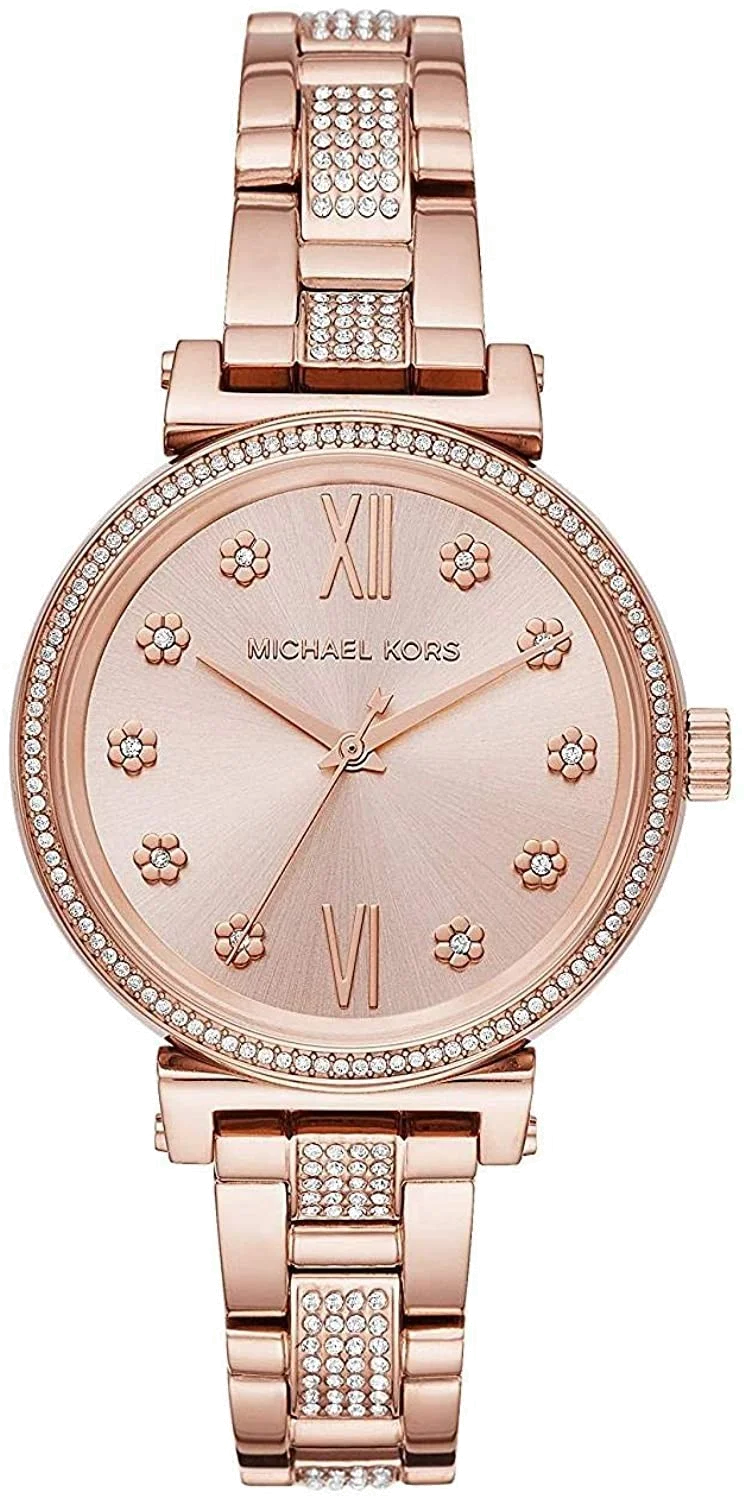 Montre Femme Michael Kors Sofie MK3882 en Acier Or Rose