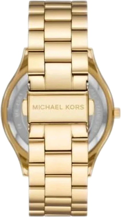 Montre Michael Kors MK4561 Runway - Cadran Léopard - Bracelet Acier Doré - Pour Femme vue 2