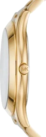 Montre Michael Kors MK4561 Runway - Cadran Léopard - Bracelet Acier Doré - Pour Femme vue 3