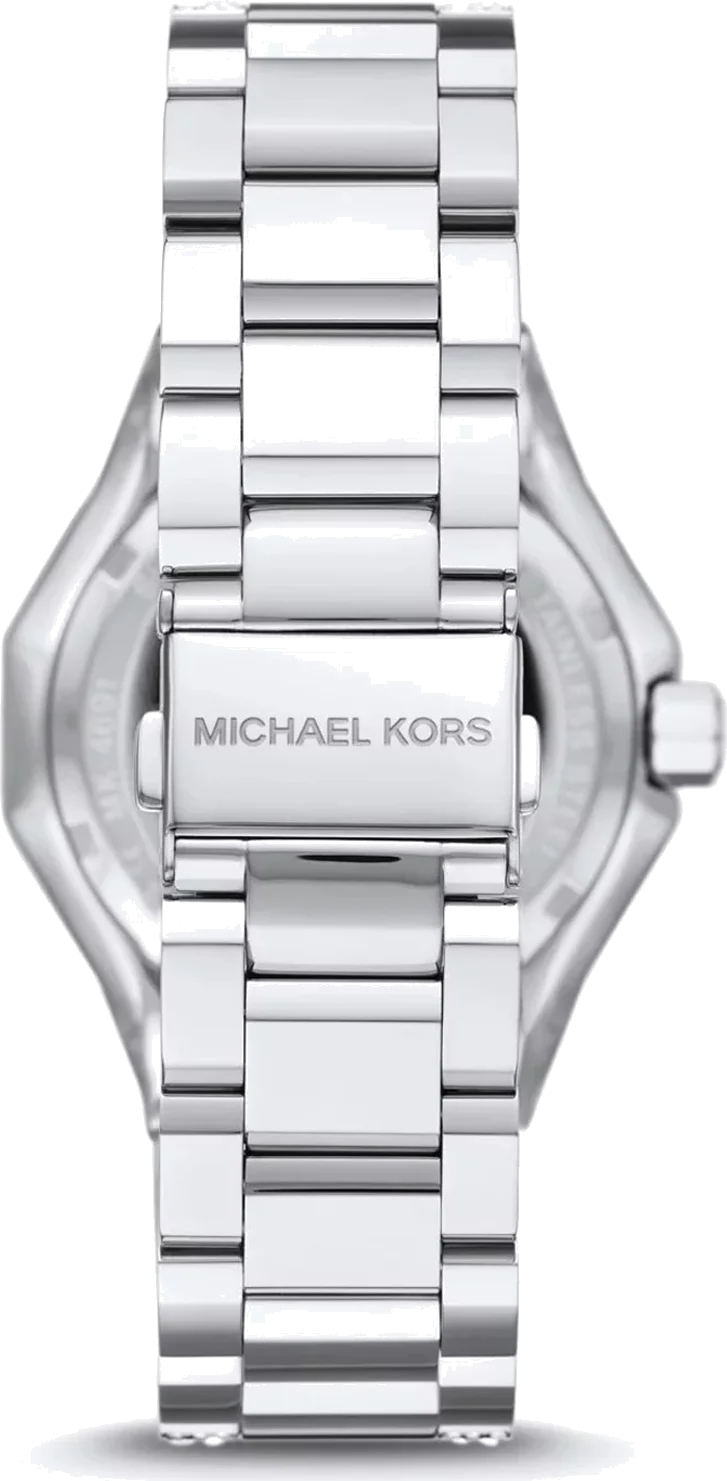 Montre Femme Michael Kors Raquel MK4691 Cadran et Bracelet Argent Acier Pavé de Strass vue 2