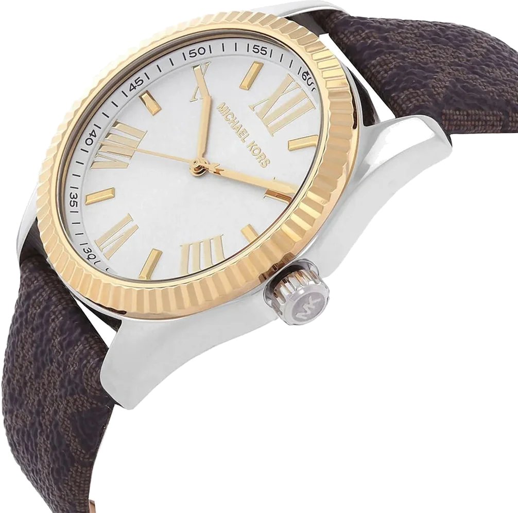 Montre Femme Michael Kors MK4745 Lexington - Cadran Nacré & Bracelet Acier Bicolore vue 2