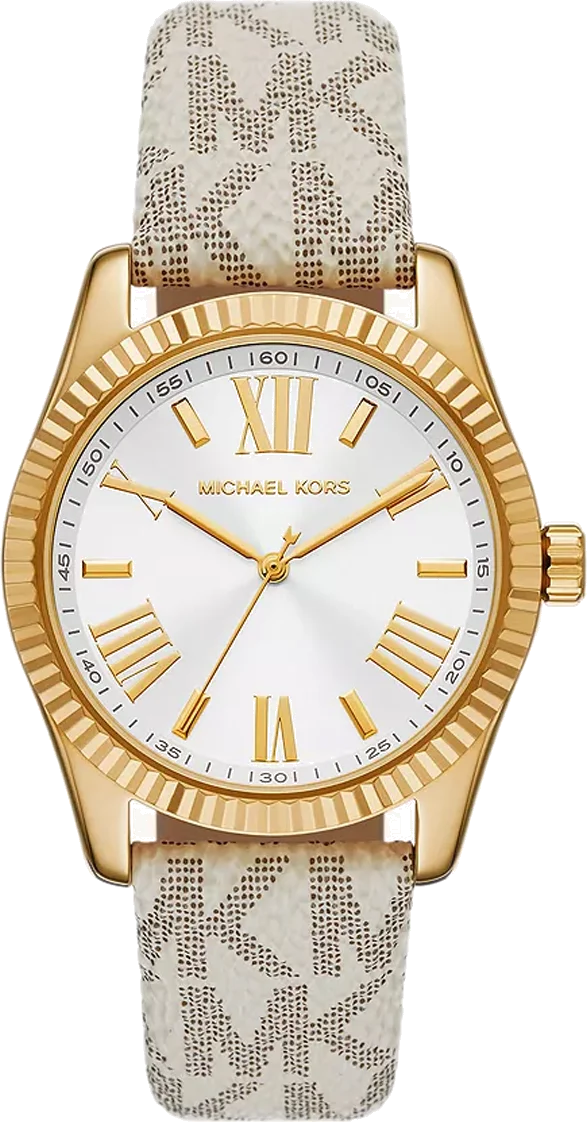 Montre Femme Michael Kors Lexington MK4746 Cadran Blanc Bracelet Blanc