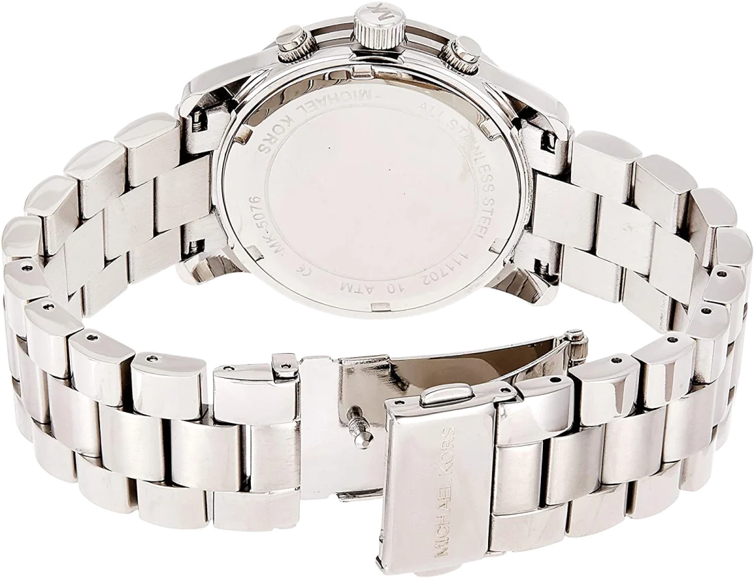 Montre Michael Kors Runway MK5076 argentée - Unisexe vue 3