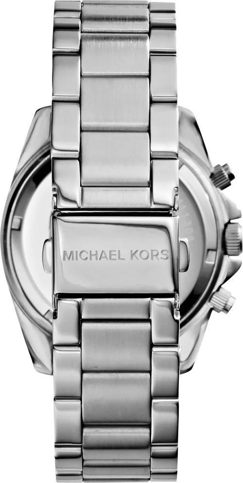 Montre Femme Michael Kors MK5165 Acier Argenté avec Cadran Guilloché et Cristaux vue 3