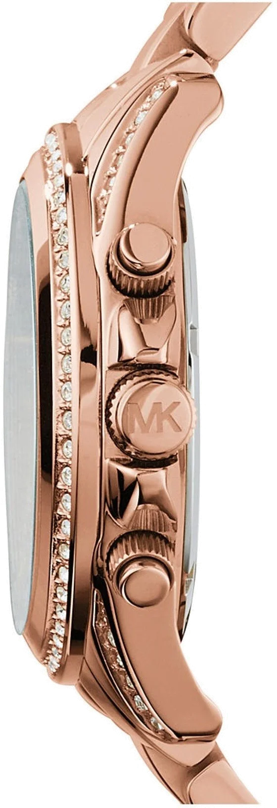 Montre Femme Michael Kors Runway MK5263 en or rose, bracelet aluminium vue 2