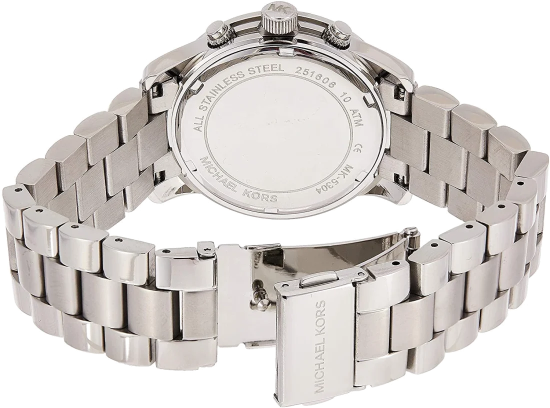 Montre Femme Michael Kors Runway MK5304 en Acier Argenté vue 3