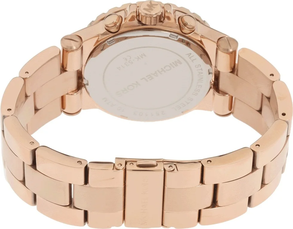 Montre Femme Michael Kors Dylan MK5314 en Acier Or Rose - 44mm vue 2