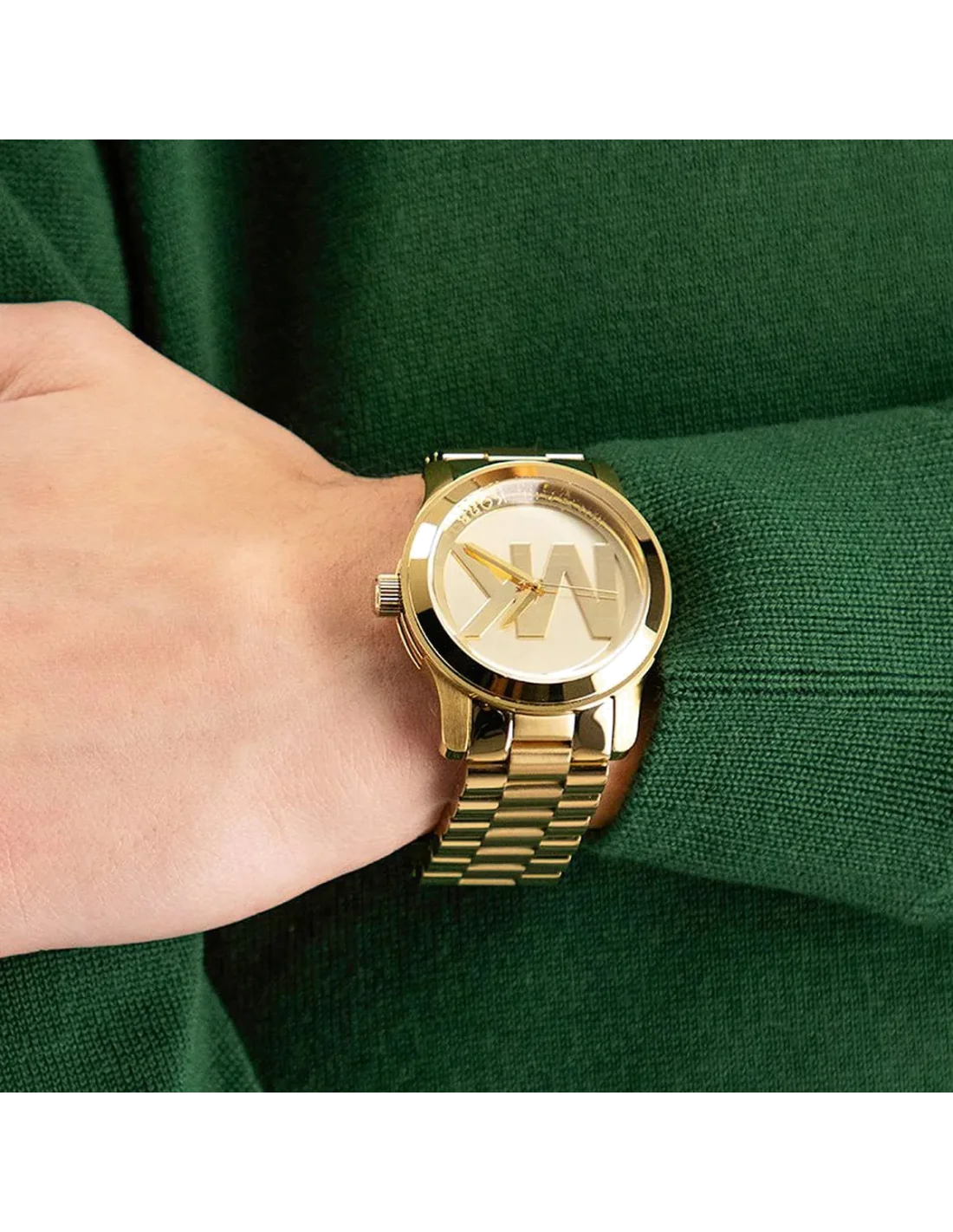 Montre Femme Michael Kors MK5473 en Acier Inoxydable Doré vue 5