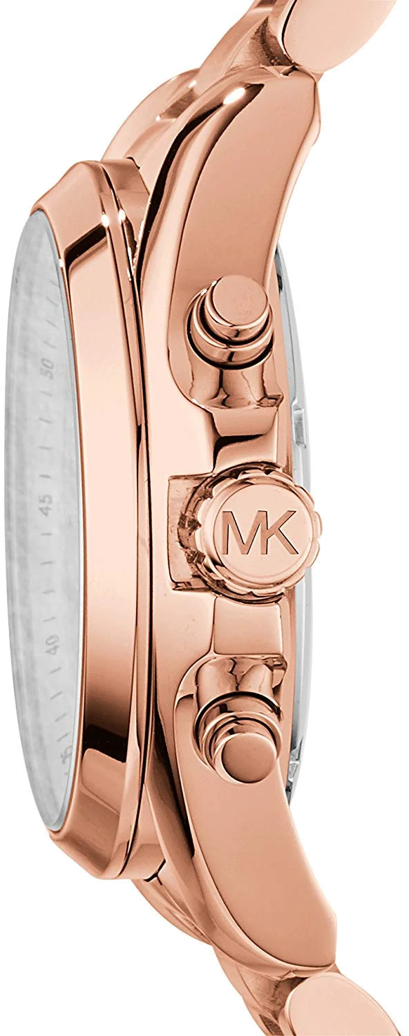 Montre Femme Michael Kors Bradshaw MK5503 Acier Or Rose - Chronographe vue 2