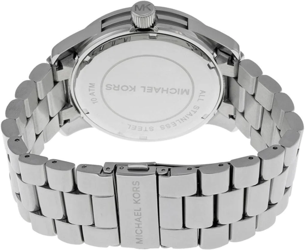 Montre Michael Kors Runway MK5544 pour Femme en Acier Argenté vue 3