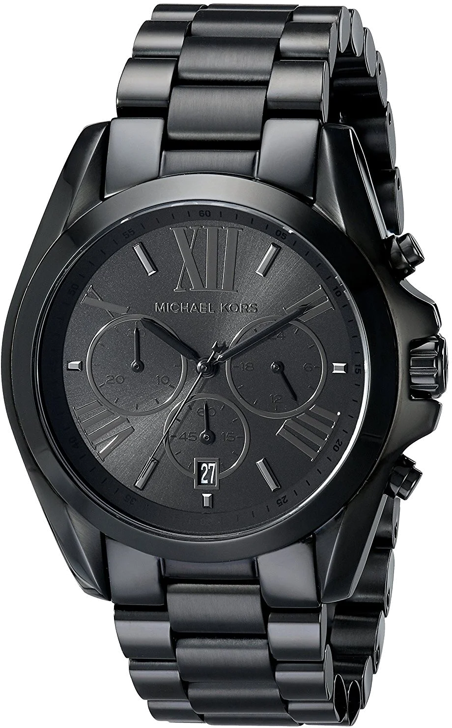 Montre Femme Michael Kors MK5550 Chronographe Acier Inoxydable Noir 45 mm