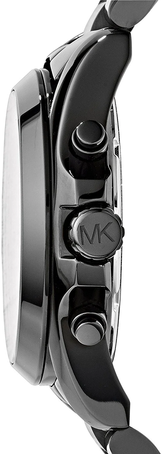 Montre Femme Michael Kors MK5550 Chronographe Acier Inoxydable Noir 45 mm vue 2