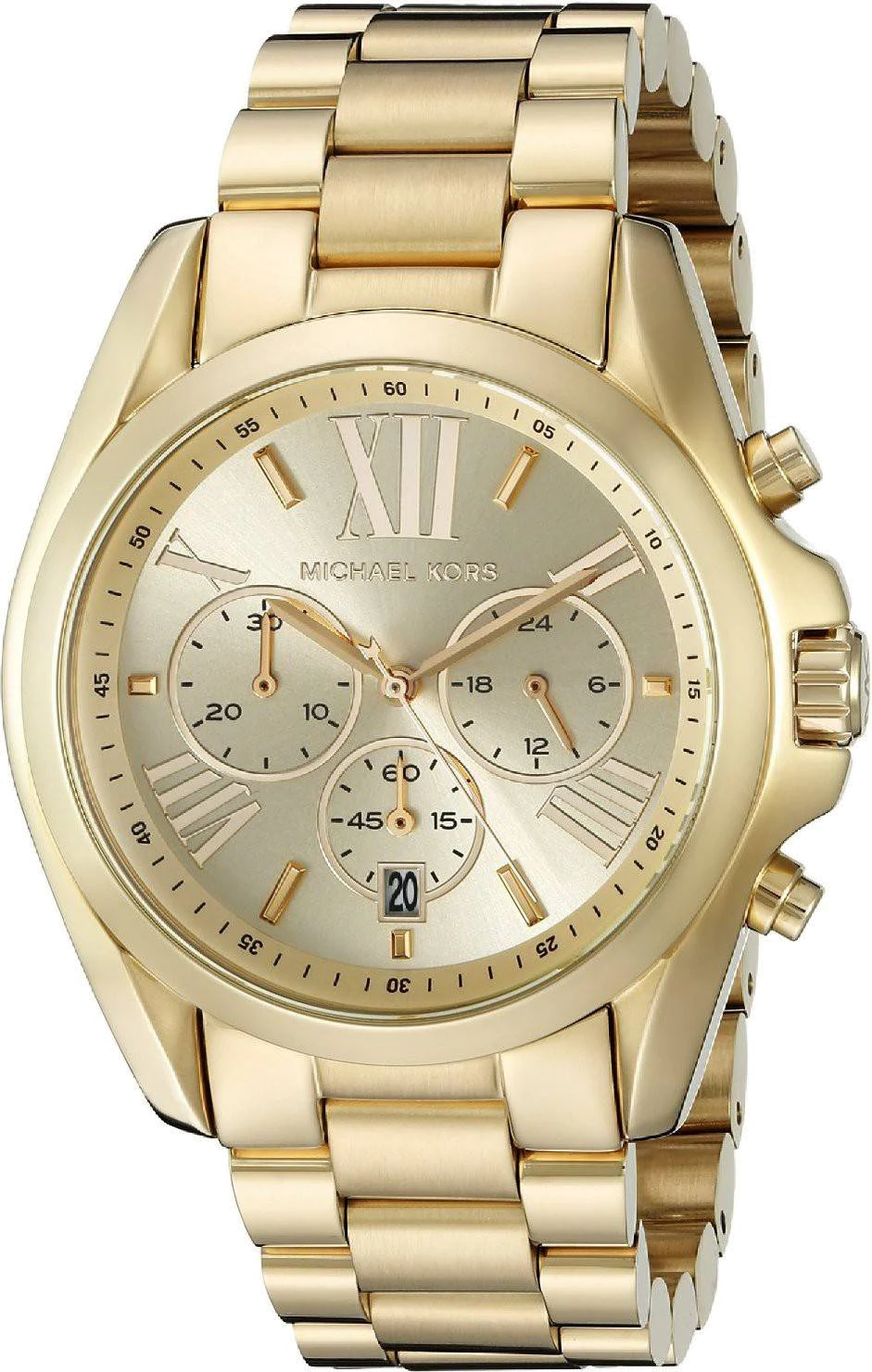 Montre Femme Michael Kors Bradshaw MK5605 - Chronographe Quartz en Acier Doré