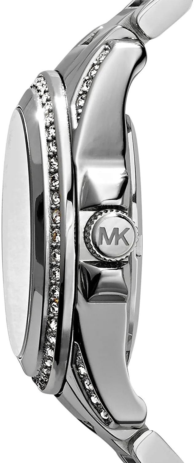 Montre Femme Michael Kors MK5612 Blair Chronographe Acier Argent et Cristaux vue 2