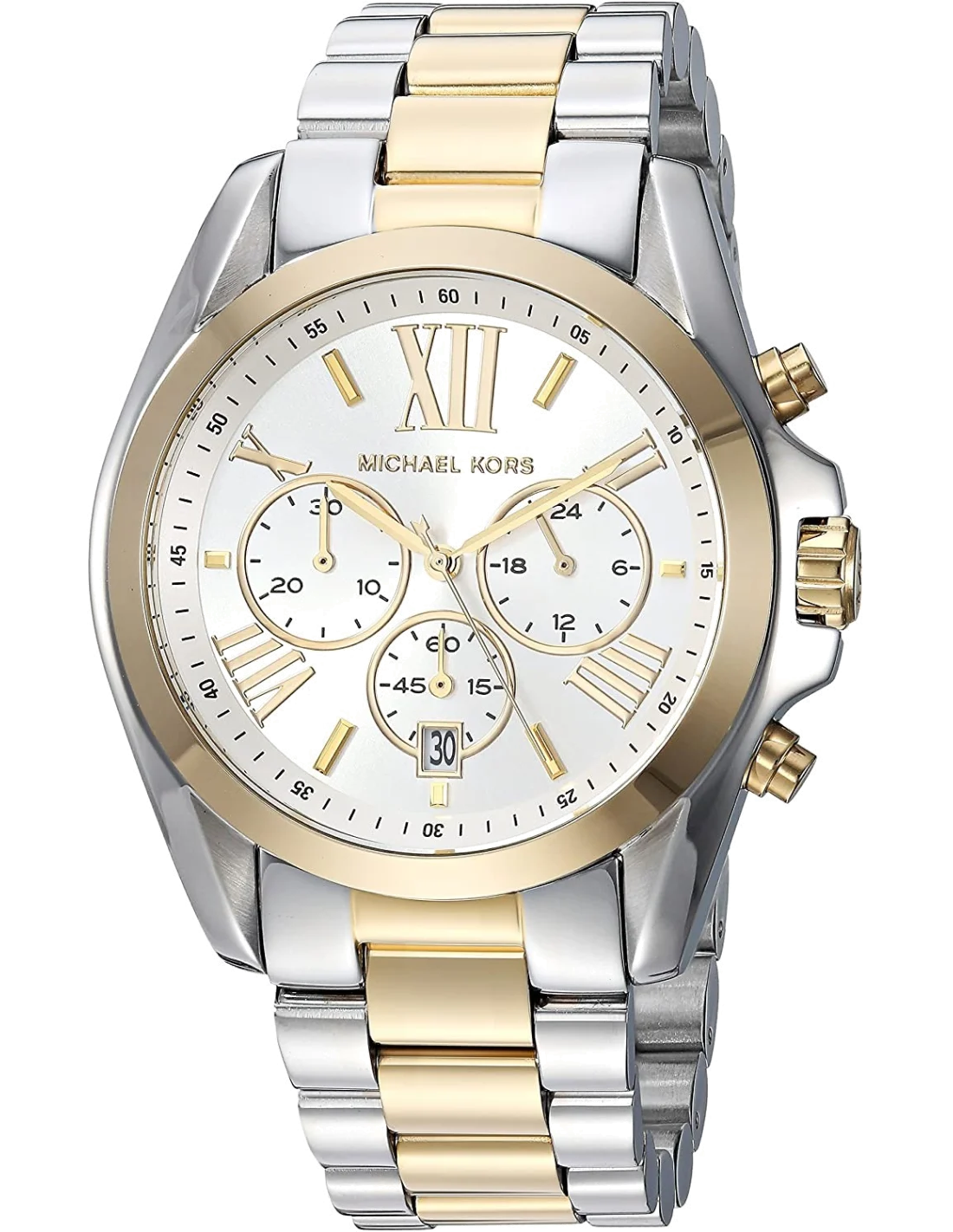Montre Femme Michael Kors MK5627 Bradshaw Bicolore Argent et Or