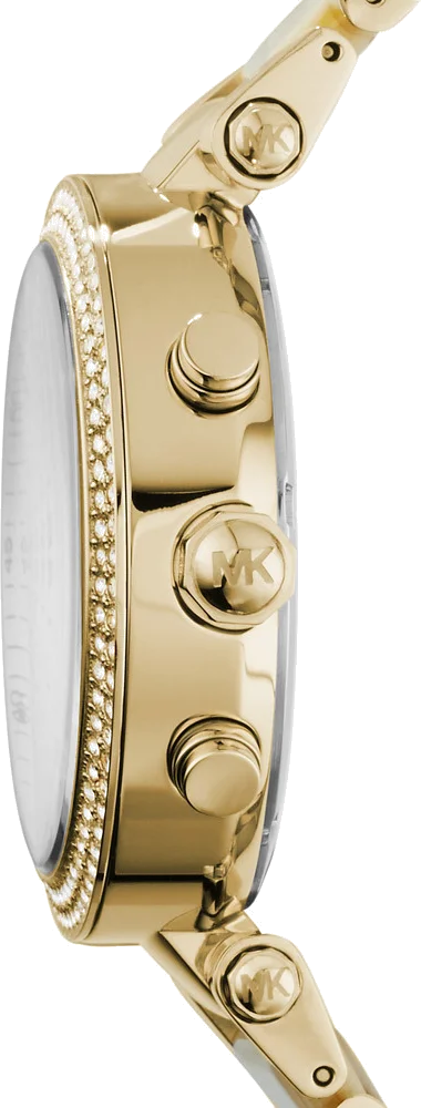 Montre Michael Kors MK5632 Femme - Cadran et Bracelet Mixte Or vue 3