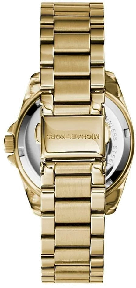 Montre Femme Michael Kors MK5639 Mini Blair en acier doré vue 3