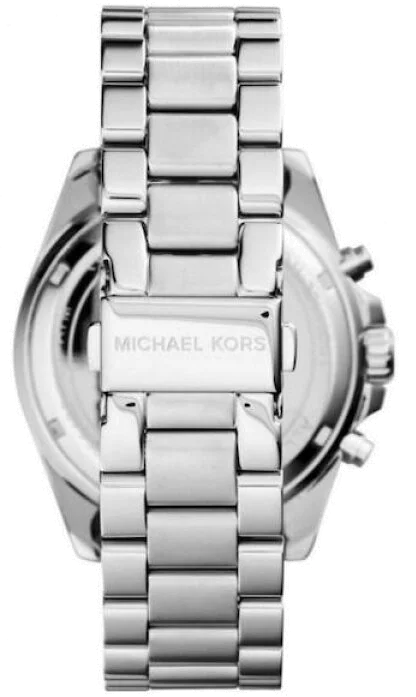 Montre Michael Kors MK5708 Chronographe Unisexe en Acier Doré et Cadran Noir vue 3
