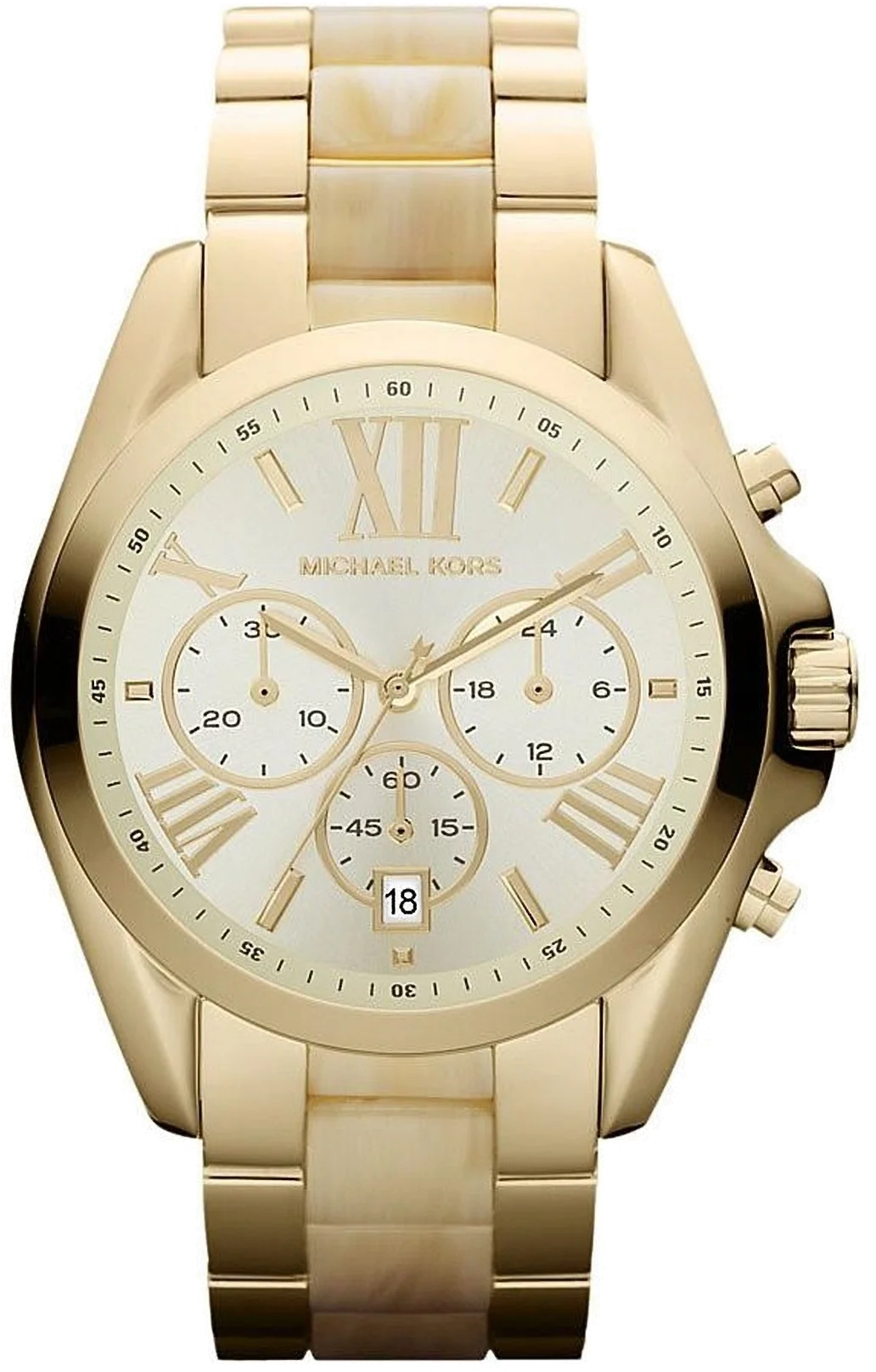 Montre Femme Michael Kors Bradshaw MK5722 Cadran Doré Bracelet Acier Or