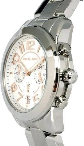 Montre Femme Michael Kors Mercer MK5725 en acier argenté vue 2