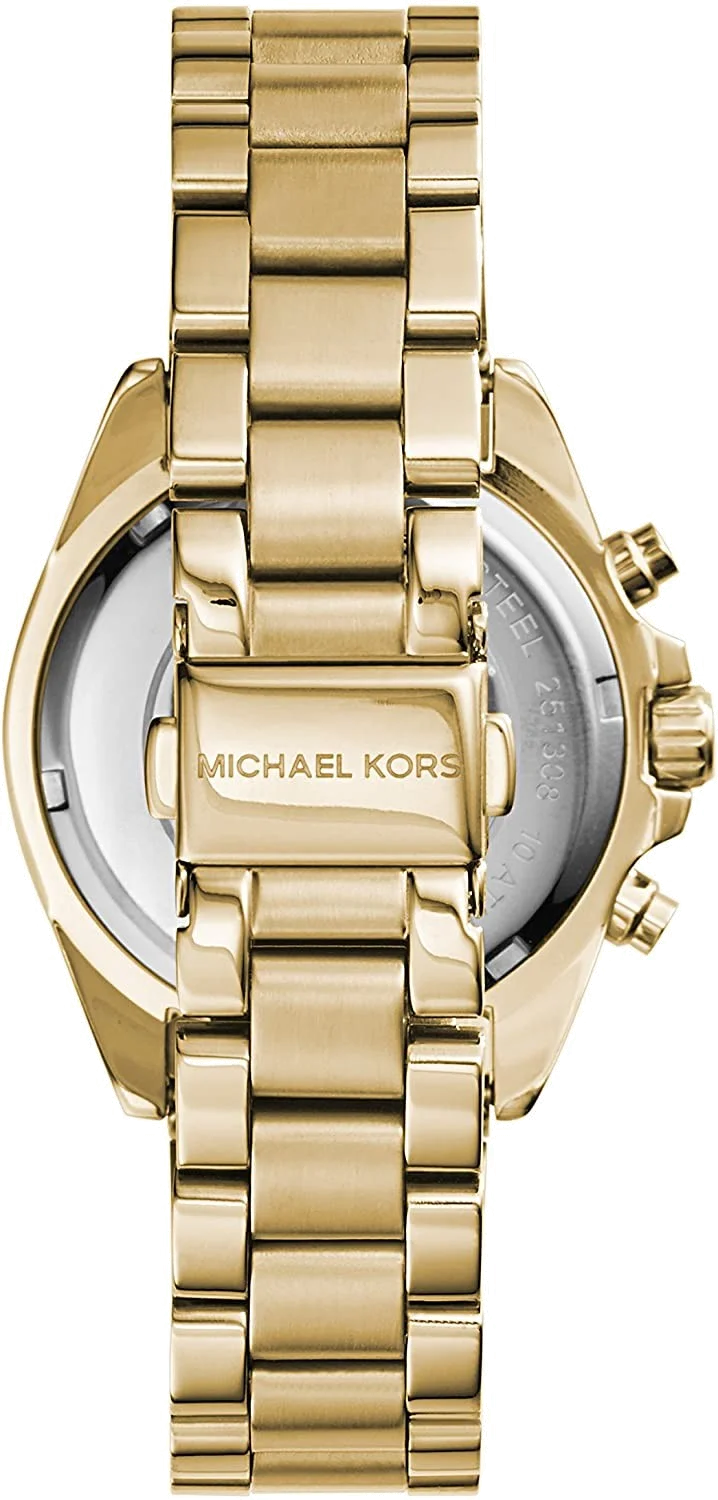 Montre Femme Michael Kors Bradshaw MK5798 en acier doré vue 2