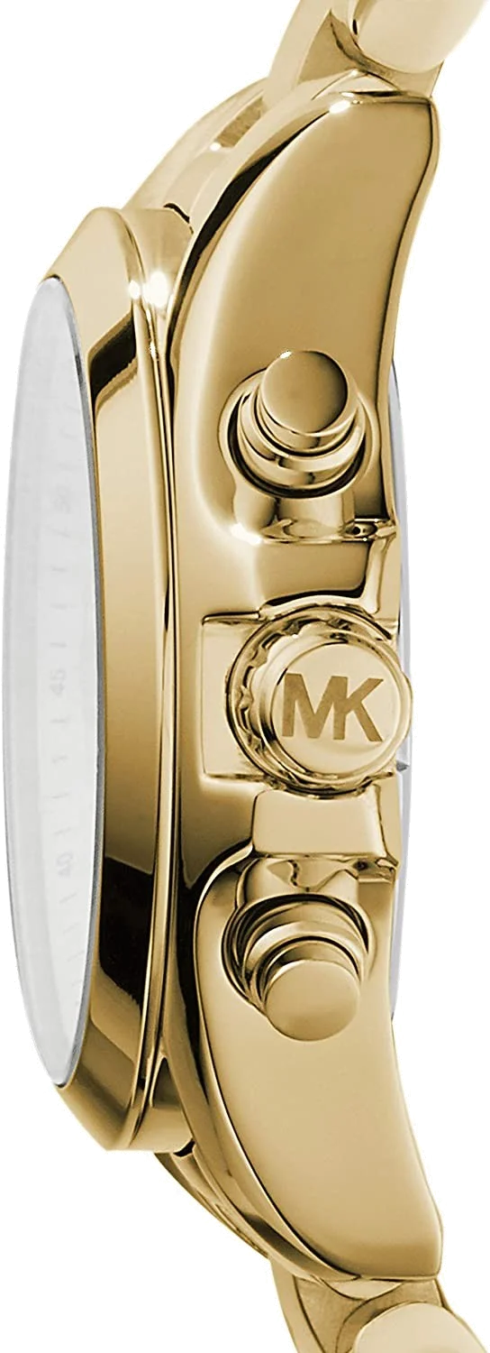 Montre Femme Michael Kors Bradshaw MK5798 en acier doré vue 3