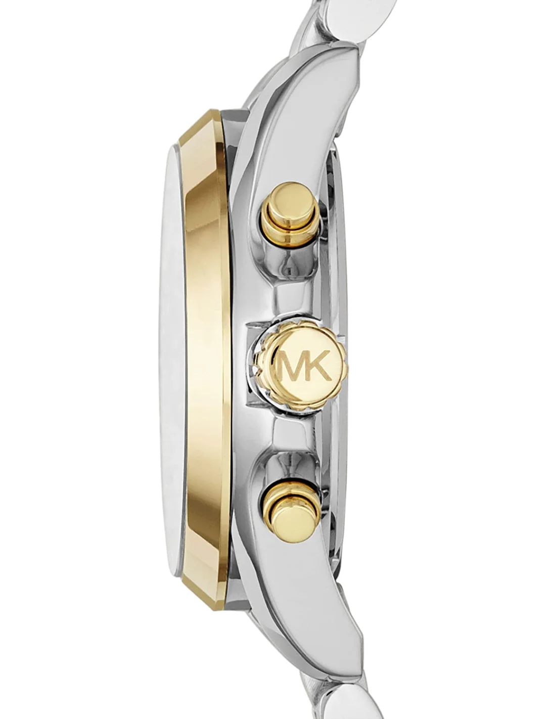 Montre Femme Michael Kors Bradshaw MK5855 - Chronographe Acier Bicolore Argent/Or vue 2