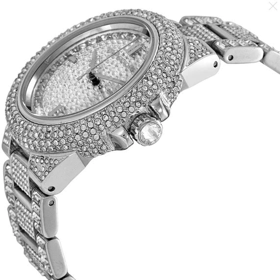 Montre Femme Michael Kors MK5869 Camille Cadran Argenté Pavé de Cristaux vue 2