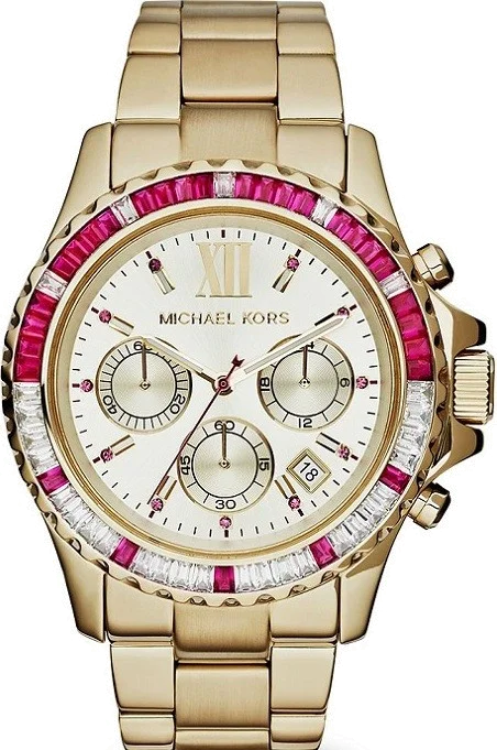 Montre Femme Michael Kors MK5871 Everest en Acier Doré à Lunette Sertie