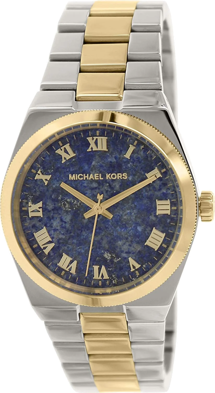 Montre Femme Michael Kors MK5893 Channing - Cadran Bleu Lapis & Bracelet Acier Bicolore