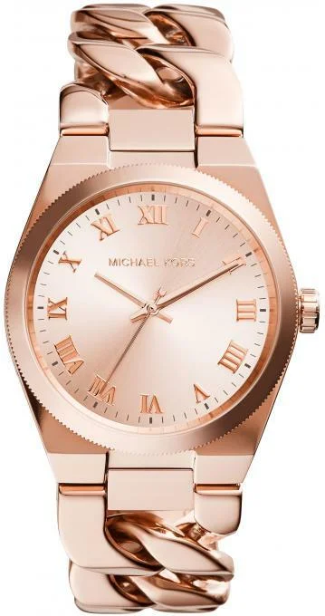Montre Femme Michael Kors MK5914 - Cadran Bleu & Bracelet Acier Argenté vue 3