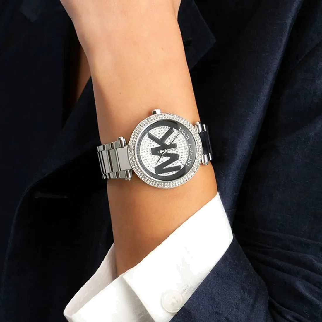 Montre Femme Michael Kors MK5925 Parker - Boîtier Acier Doré & Cristaux vue 4