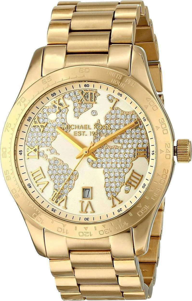 Montre Femme Michael Kors Layton MK5959 en acier doré