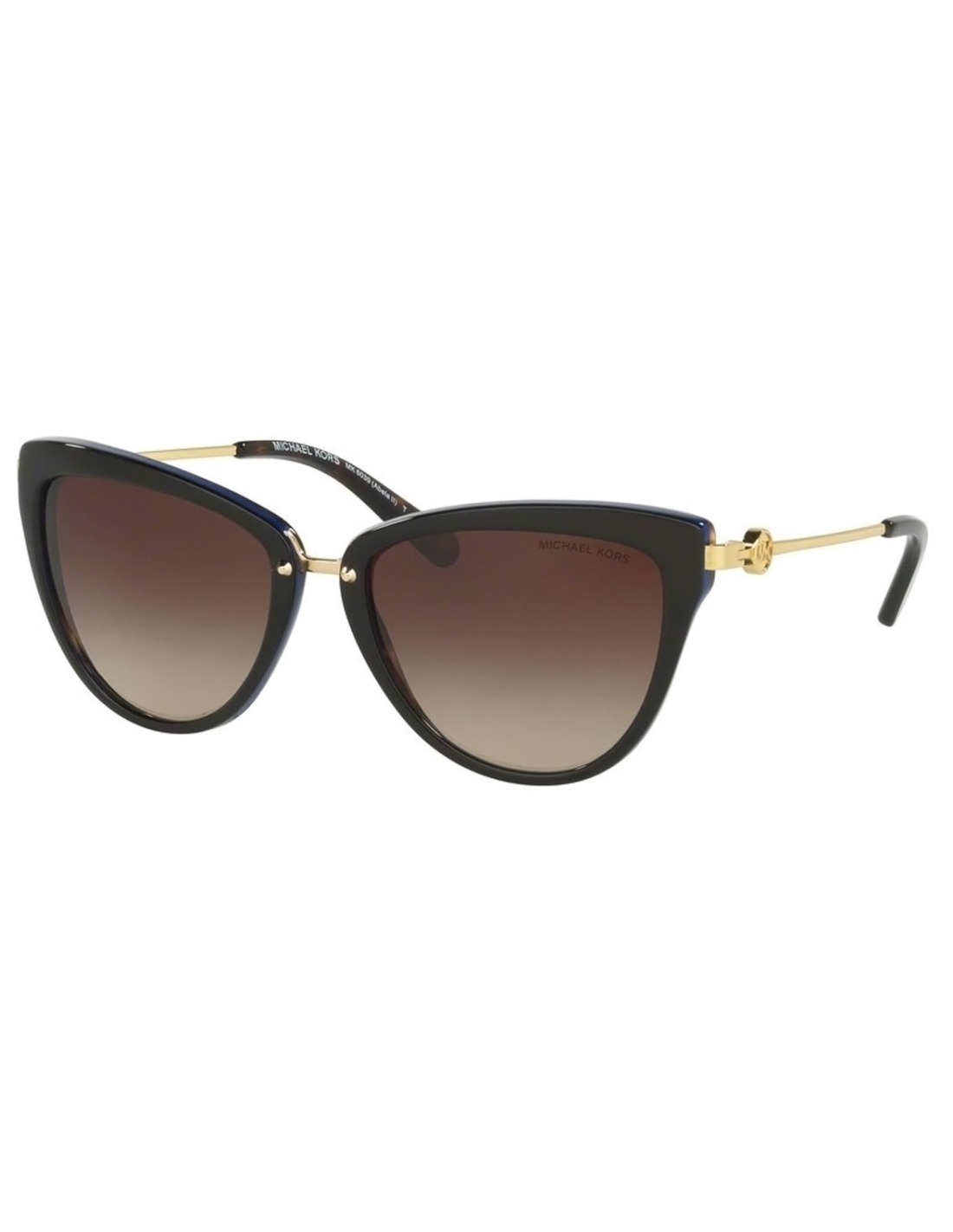 Lunettes de soleil Michael Kors Abela II MK6039 - Noir- Or