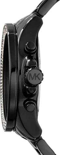 Montre Michael Kors Wren MK6059 pour Femme, Cadran Gris et Boîtier Noir Acier vue 2