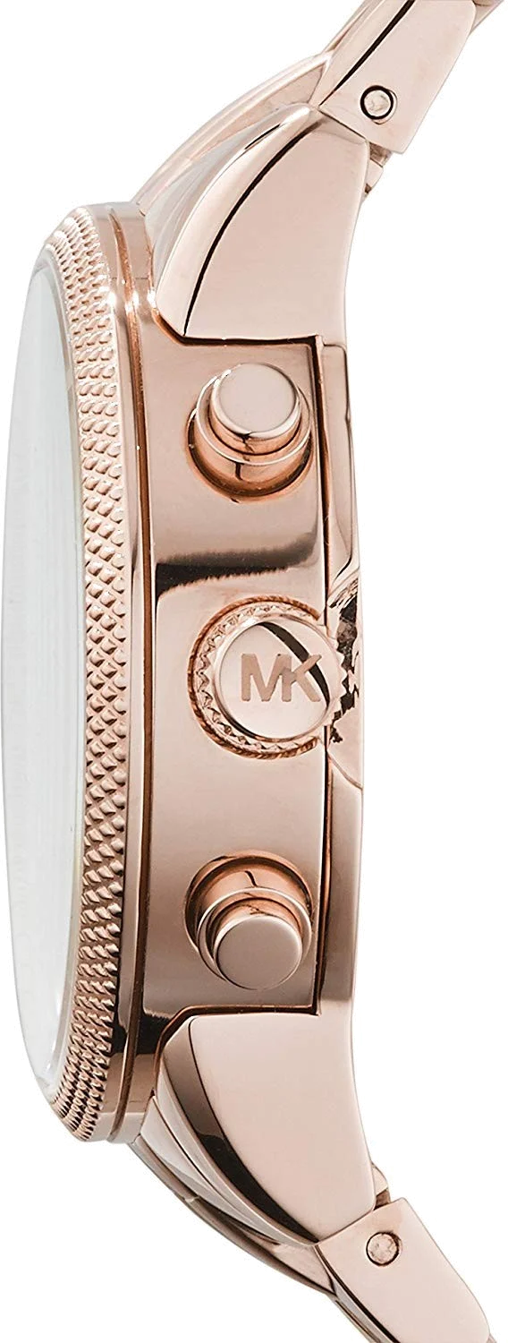 Montre Femme Michael Kors Ritz MK6077 en Acier Or Rose vue 2