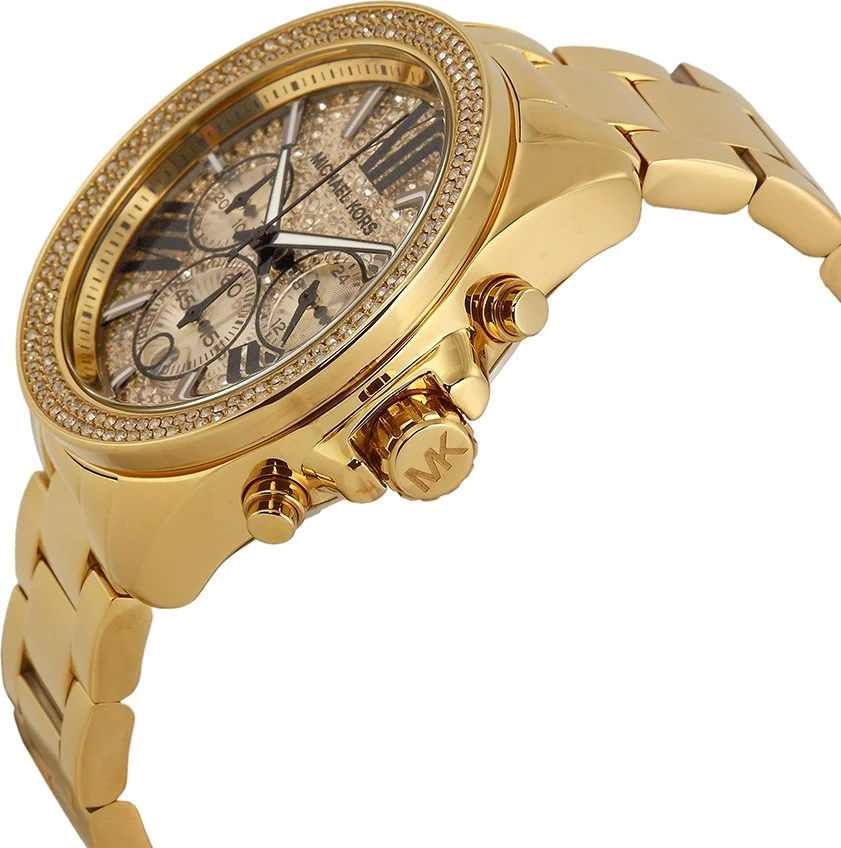 Montre Michael Kors MK6095 pour Femme en Acier Doré vue 3
