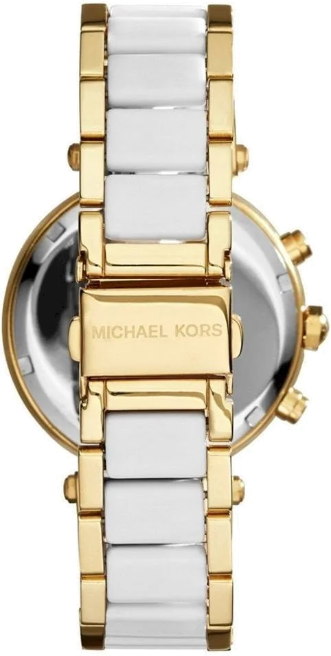 Montre Michael Kors MK6119 Femme Bicolore Or et Acier avec Cadran à Cristaux vue 3