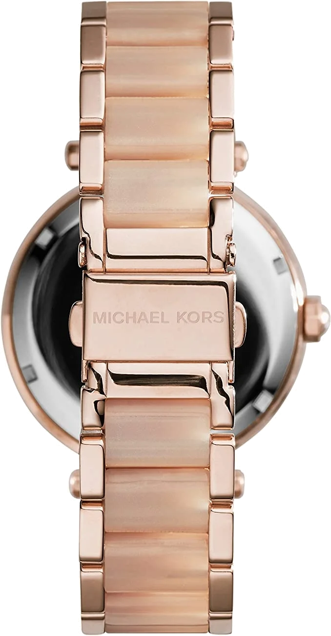 Montre Michael Kors MK6176 pour Femme, Boîtier et Cadran Or Rose avec Brillants vue 3
