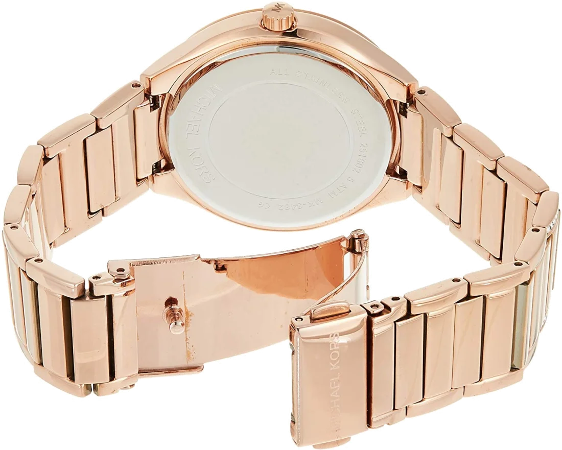 Montre Michael Kors MK6210 pour Femme en Acier Or Rose vue 3