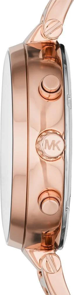 Montre Femme Michael Kors Sawyer MK6226 en Acier Or Rose, Cadran Gris vue 2