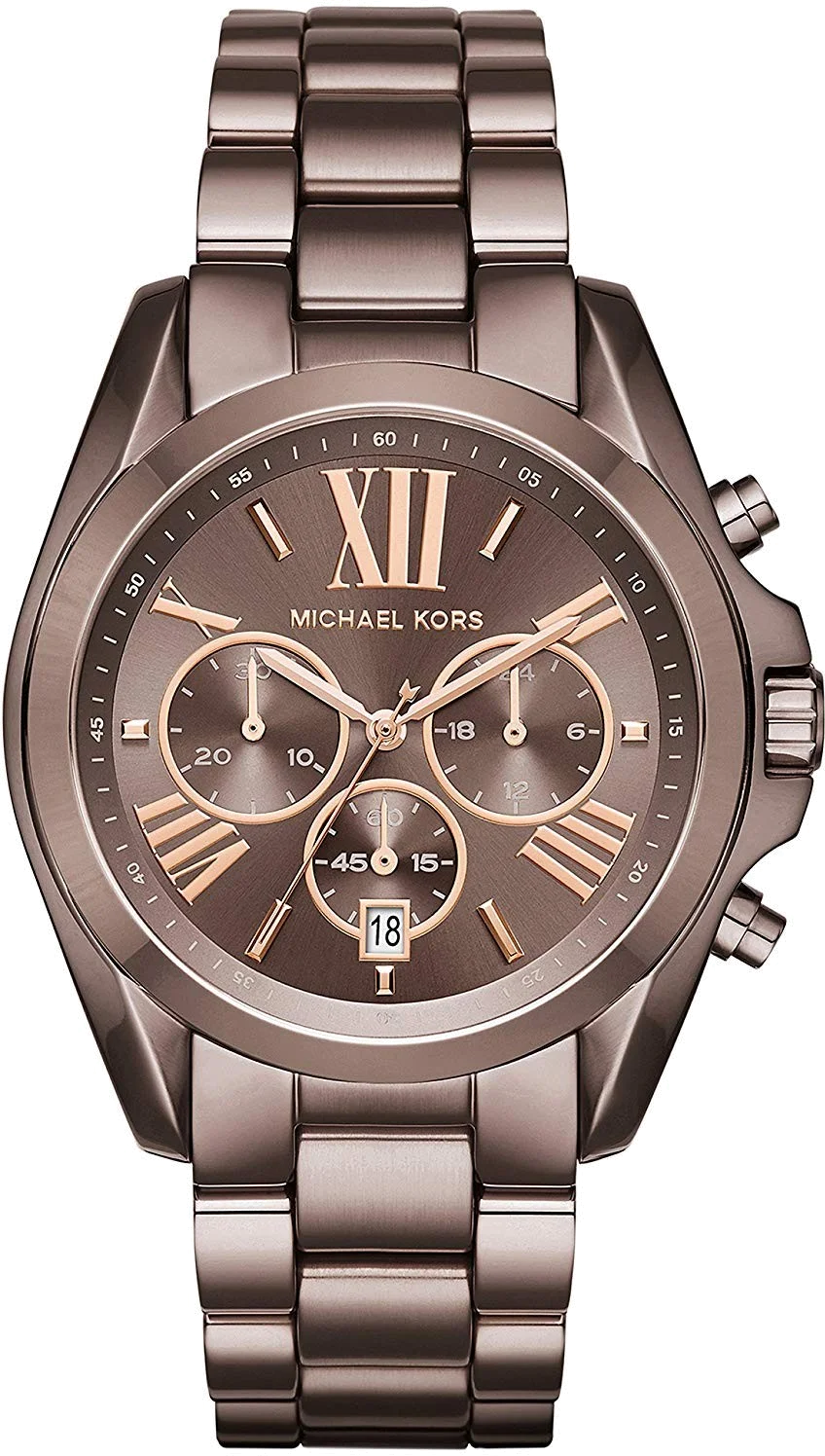 Montre Michael Kors MK6247 Bradshaw Unisexe en Acier Inoxydable Marron